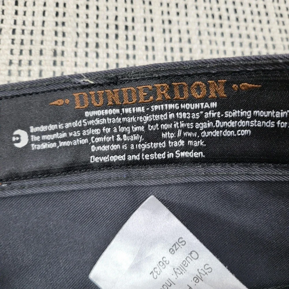 Dunderdon Pants‎ Mens 36x32 Gray Chino Workwear Straight Leg P4 Indestructible
